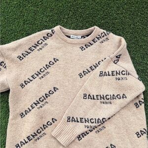 Balenciaga Beige Sweater